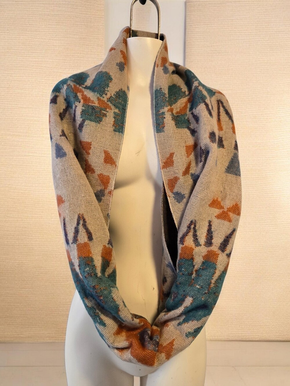 Southwestern Aztec Print Infinity Scarf